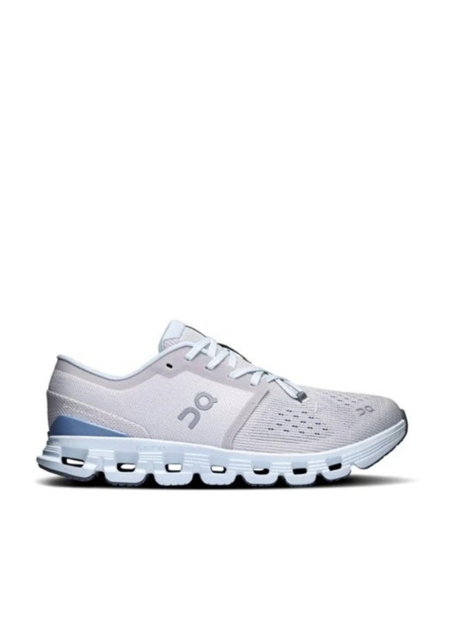 On Running Cloud X 4 Training Shoes – Silver/Chambray | Lightweight, Responsive & Versatile Performance Sneakers - Image 1