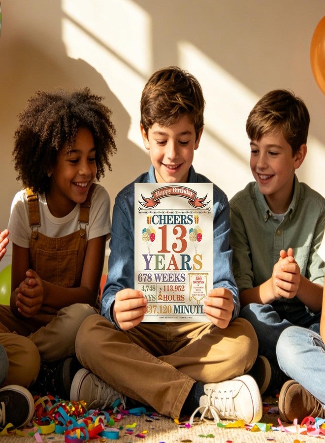 Asmallgf 13th Birthday Card Gifts Decoration for Teen Girls Boys - Image 5