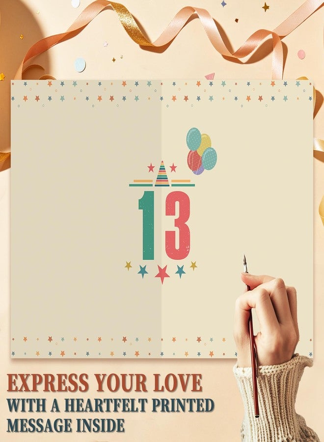 Asmallgf 13th Birthday Card Gifts Decoration for Teen Girls Boys - Image 3
