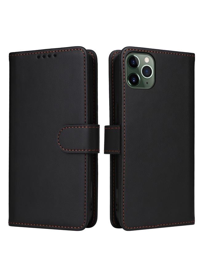 The Bros Case For iPhone 11 Pro Max BN-005 2 in 1 Detachable Imitate Genuine Leather Phone Case