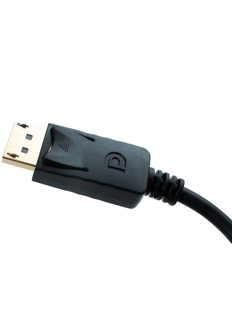 كابل DC504 من DisplayPort إلى HDMI بطول 1 متر  متوافق مع جميع الشاشات التي تدعم التوصيل عبر منفذ HDMI