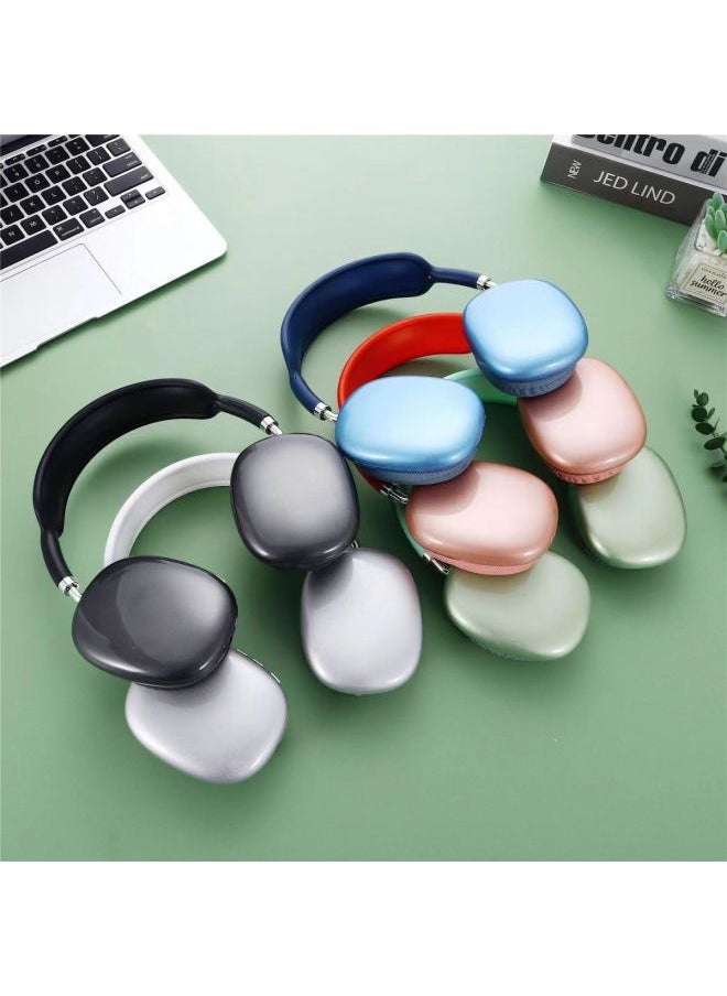 Direct Explosions P9 Headset Wireless Bluetooth Headset Game Computer Mobile Phone Universal Headset For Apple Applicable-Color:Green [type-c Charging Port]