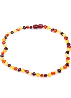 Amber Natural Multicolor Baby Teeth Necklace