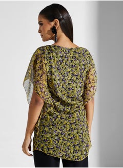 Golden Apple Floral Printed Top  - Image 2