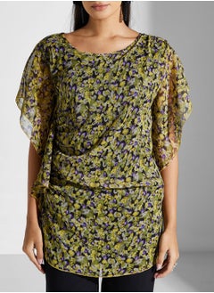 Golden Apple Floral Printed Top  - Image 3