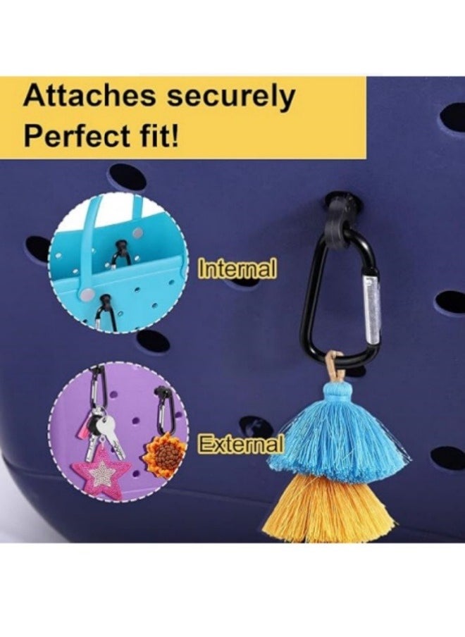 ILovhaprty Key Holder for tote Bag, Accessories for tote Bags Original X Large, Insert Charm Carabiner Keychain for Beach Bag  - Image 4
