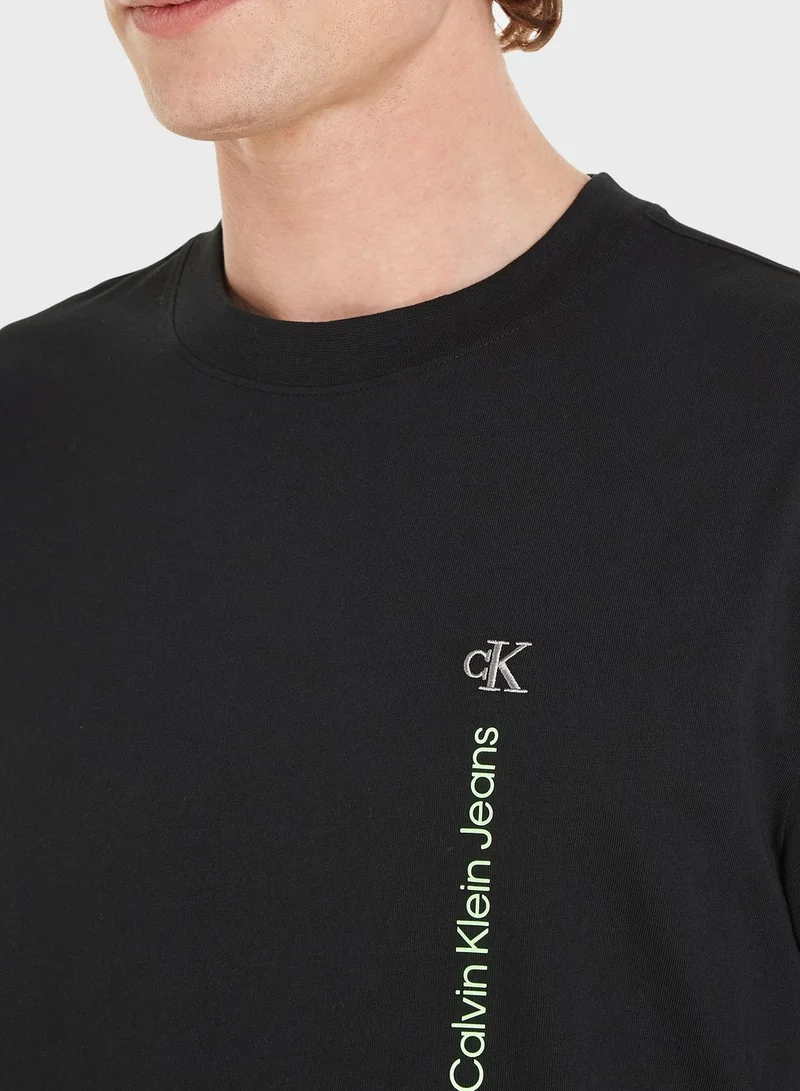 Calvin Klein Jeans Logo Crew Neck T-Shirt