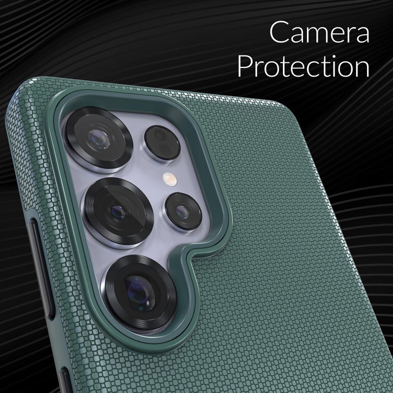 Crave Compatible with Samsung Galaxy S25 Ultra Case, Shockproof Protection Dual Layer Case for Samsung Galaxy S25 Ultra (6.9 inch) - Forest Green - Image 3