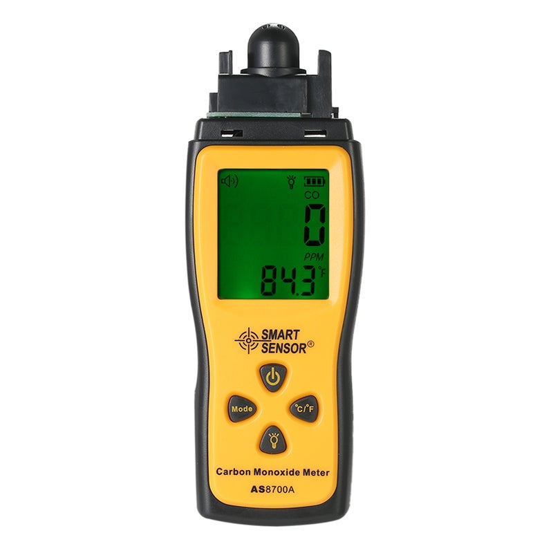 SMART SENSOR Handheld Carbon Monoxide Meter with High Precision CO Gas Tester Monitor Detector Gauge LCD Display Sound and Light Alarm 0-1000ppm - Image 5
