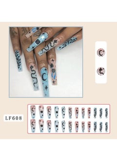 LF608 Snake Star Moon Nail