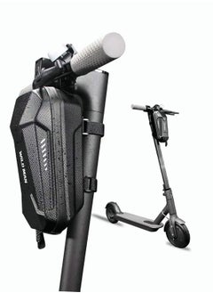 Electric Scooter Handlebar Bag, EVA Multi-Purpose Waterproof Storage Large Capacity Front Tube Hard Shell Bag for Scooter/Electric Bike/Bicycle/Motorcycle