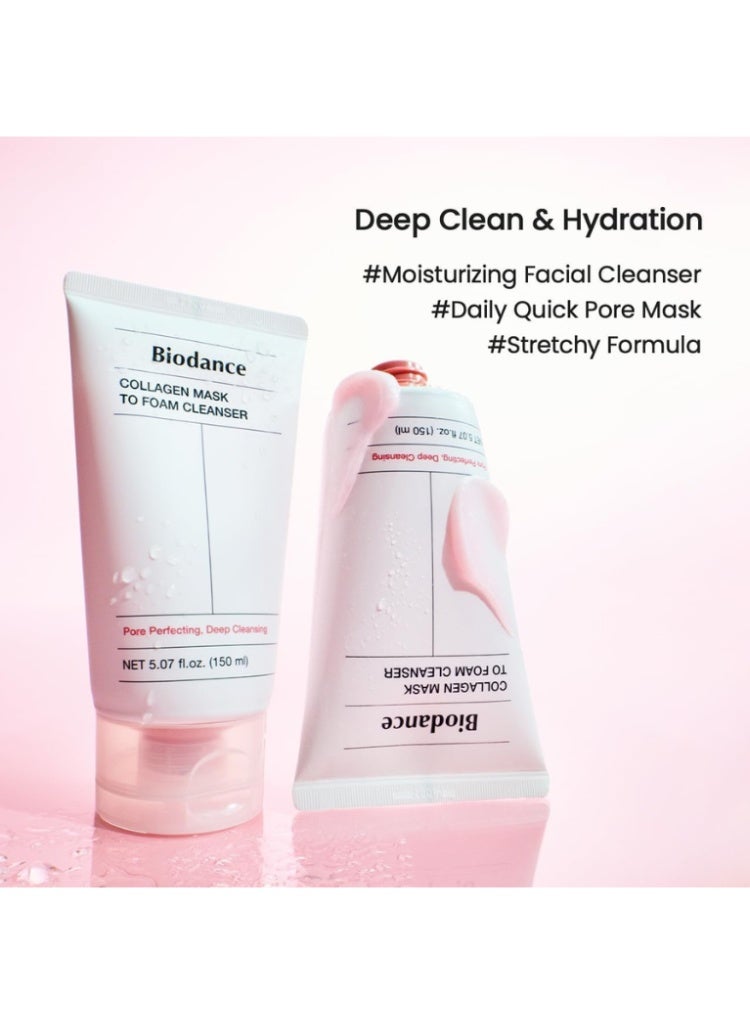Biodance Collagen Mask to Foam Cleanser for Deep Cleansing, Hydration & Smooth Korean Skincare - Image 2