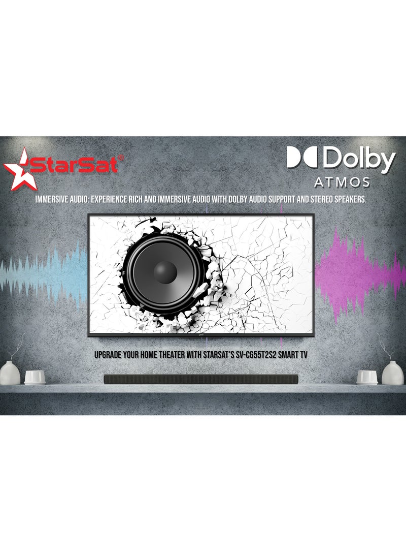 StarSat - 55-Inch Ultra HD 4K Smart TV With Google Integration - Image 1
