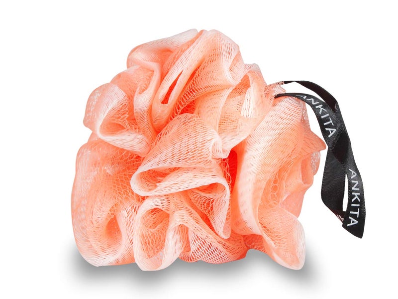 Ankita Bath Shower Sponge Loofah, Mesh Pouf Shower Ball, Mesh Bath and Shower Sponge(Color may Vary) - Image 1