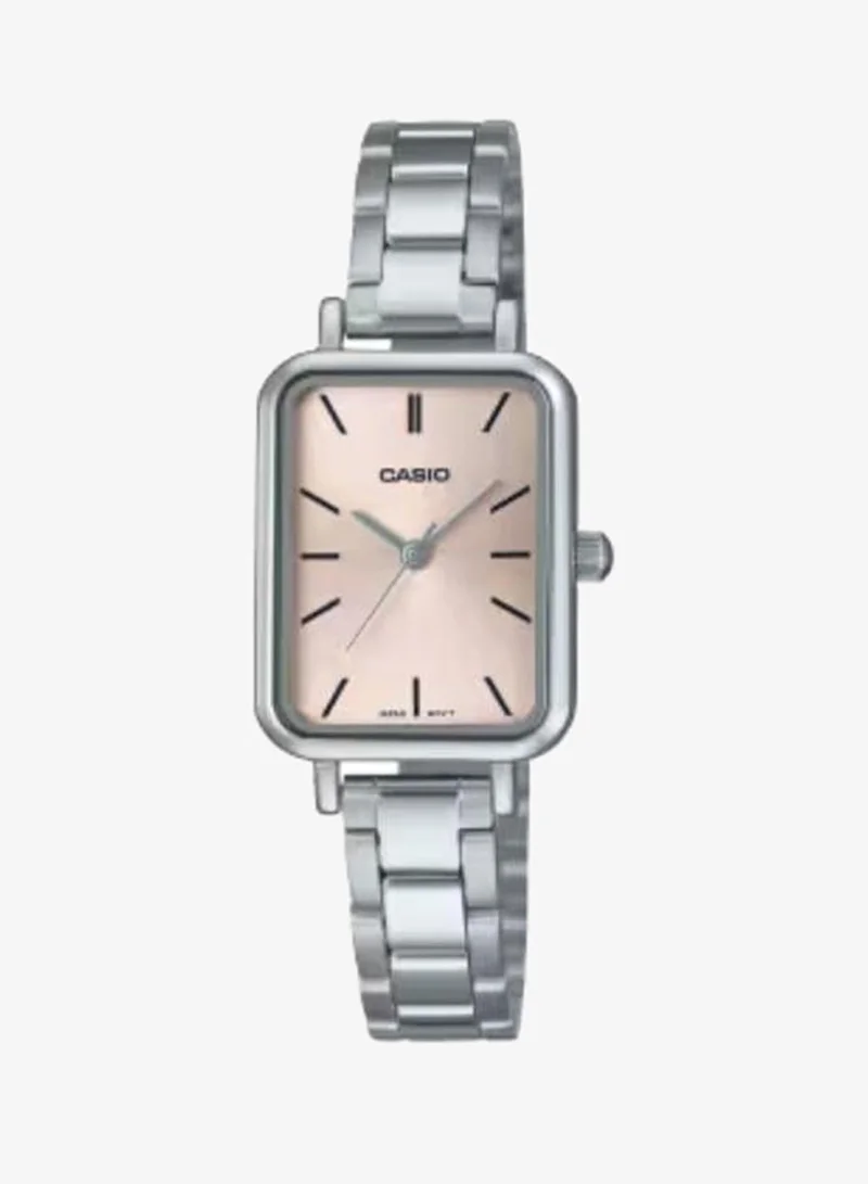 كاسيو Women's Stainless Steel Analog Watch LTP-V009D-4EUDF - 20.7 mm