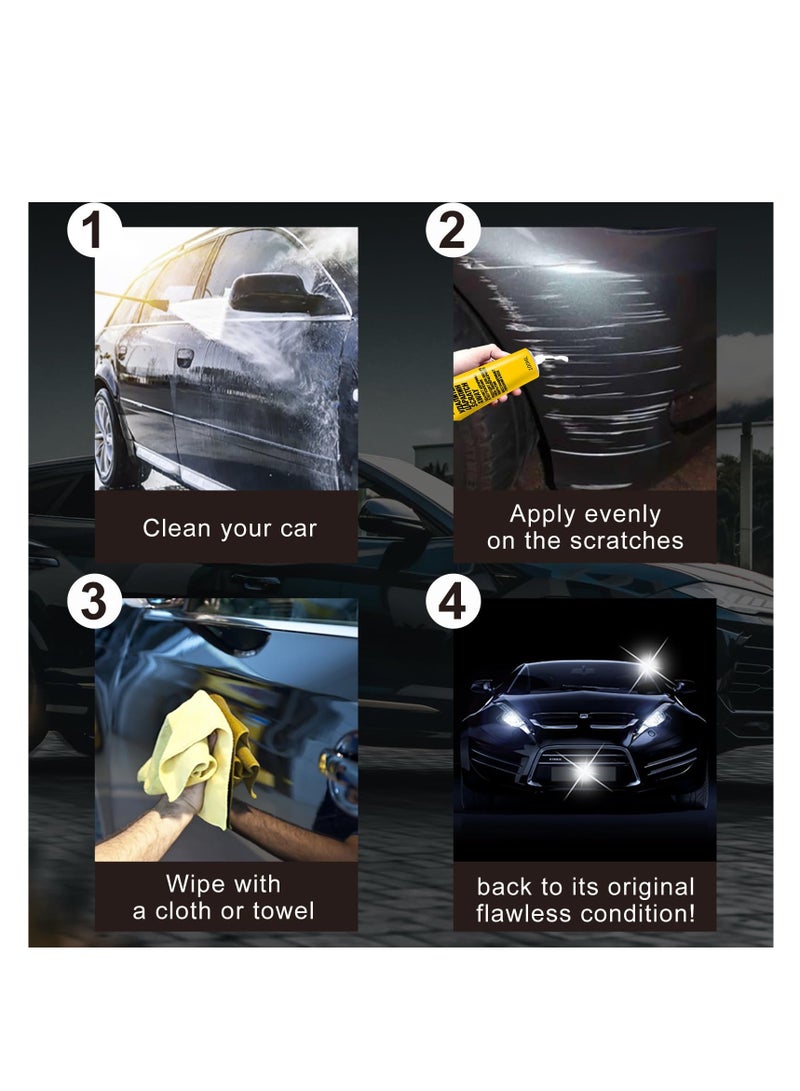 SOLARAE Premium Car Scratch Repair Wax Kit - Complete Set with Wipe & Sponge for Deep Scratch Removal and Polishing, Ideal for Vehicle Surface Restoration and Decomposition Grind Sand. - Image 5