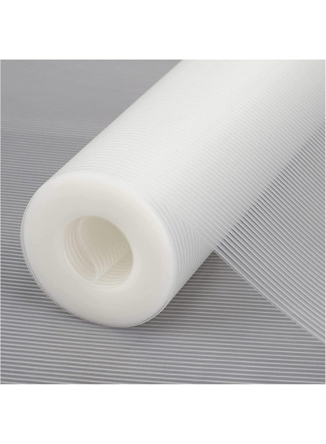 【عرض الجمعة الصفراء】 بطانة أرفف شفافة من EVA - 5متر × 45سم، مانعة للانزلاق وقابلة للغسل والقطع، لحماية المطبخ والخزانات مفارش بلاستيك - Image 1