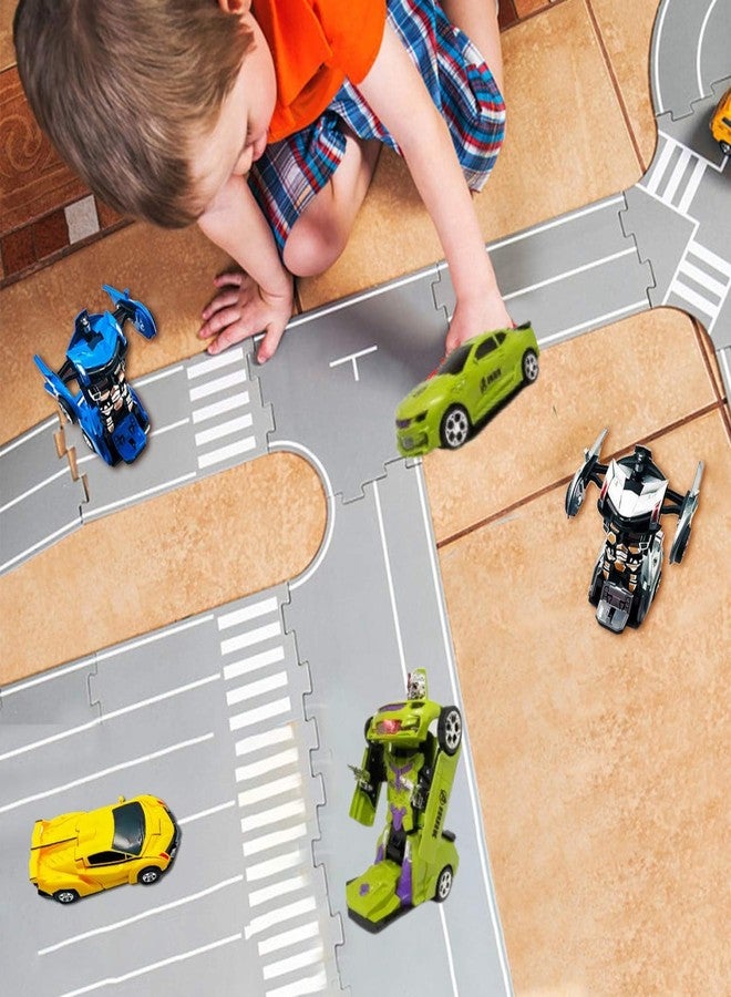 VRION® Toy Deform Robot Car for Kids,Go Action 2 in 1 Robot Car with LED Lights(Green) (Robot (Pack 0f 1) - Image 5