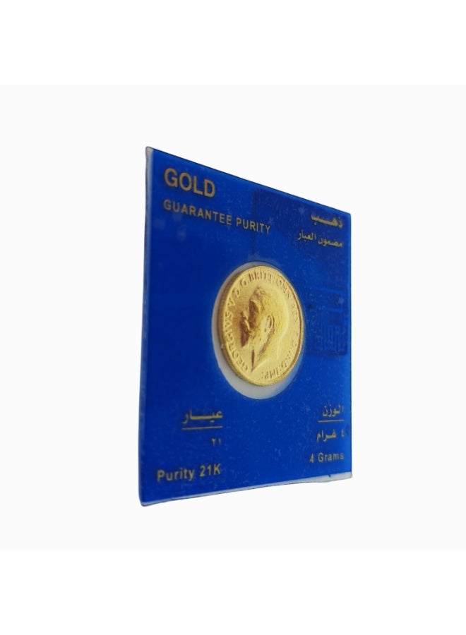 21KT GEORGE GOLD COIN - Image 2