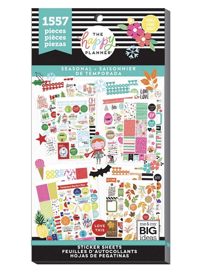 The Happy Planner, MAMBI Seasonal Stickers 1557 Pieces  - Image 1