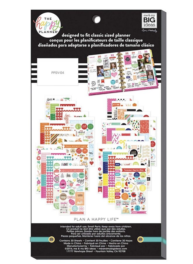 The Happy Planner, MAMBI Seasonal Stickers 1557 Pieces  - Image 2