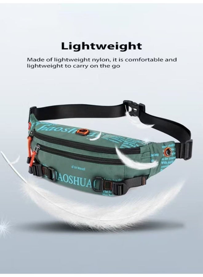 Crossbody Bag,Fanny Pack Belt Waist Bag For Men Women,Unisex Waterproof Pack With Adjustable Strap,Running Pack,Travel Bag,Chest Sling Shoulder Bag For Hiking Cycling Running Outdoor - Image 5
