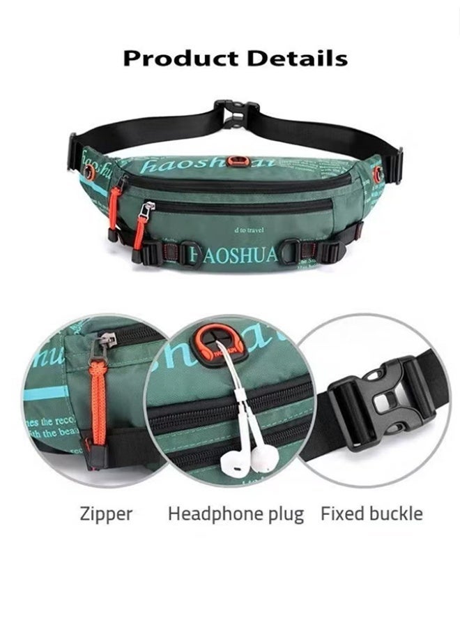 Crossbody Bag,Fanny Pack Belt Waist Bag For Men Women,Unisex Waterproof Pack With Adjustable Strap,Running Pack,Travel Bag,Chest Sling Shoulder Bag For Hiking Cycling Running Outdoor - Image 3