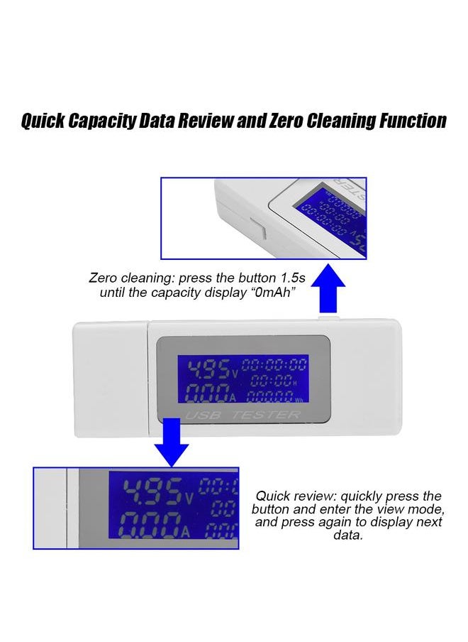Thoraya KWS-1705A USB Tester Voltage Current Meter Capacity Detector USB Current and Voltage Charger  - Image 4