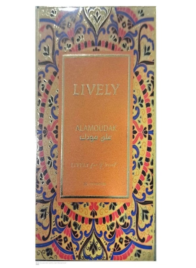 Lively Unisex Alamoudak EDP 75ml - Image 2