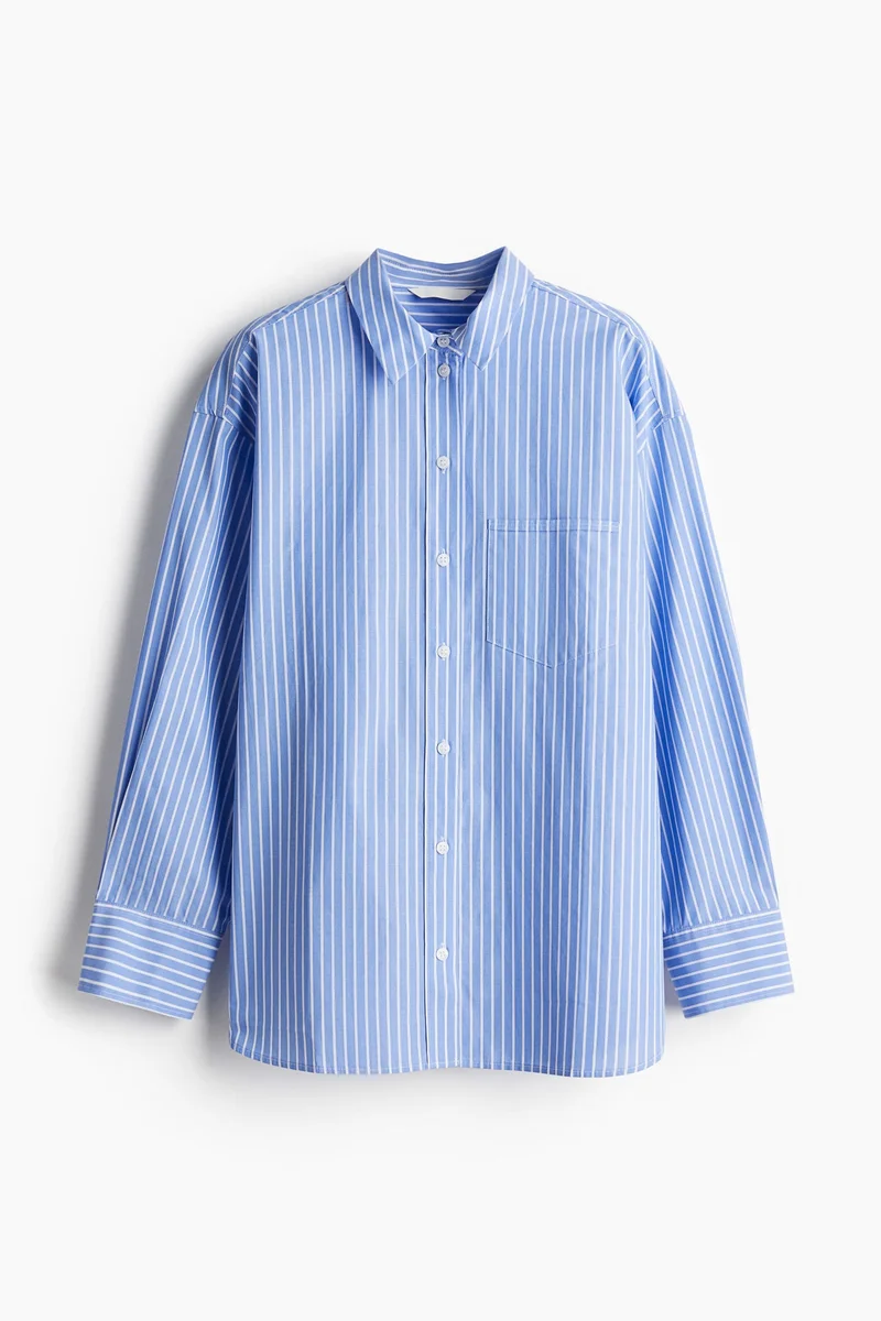 H&M Loose-Fit Cotton Shirt
