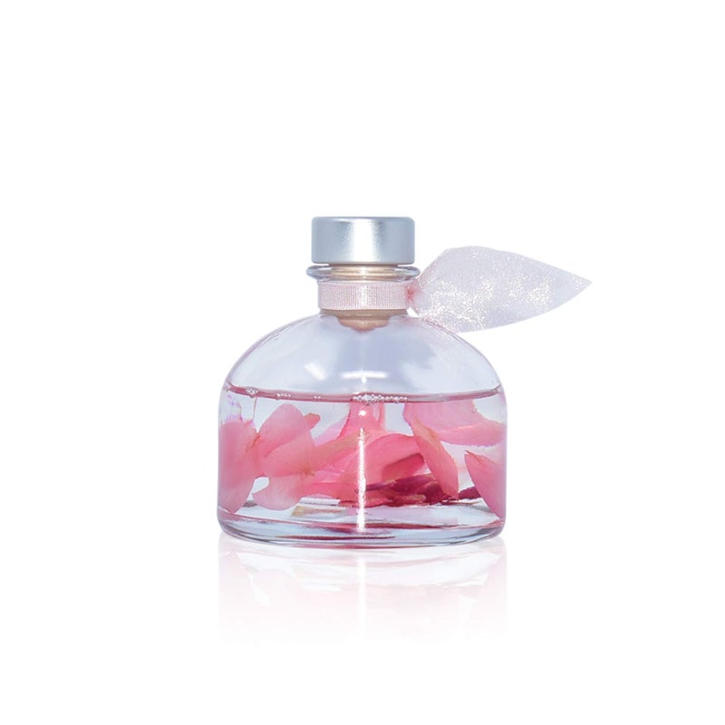 LOVSPA Reed Diffuser Set, Moroccan Rose Scented Oil Diffuser with Sticks, Home Fragrance Accessories for Bathroom Shelf Decor, Aroma Diffusers for Home or Office Desk, USA Made - Image 4
