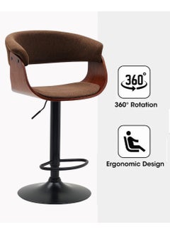 Generic Set of 2 Pieces Modern Counter Height Barstool  - Image 3