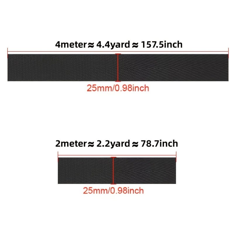 Royal Blue 78.78in Nylon Webbing Strap for Backpacks and Bags - Image 2