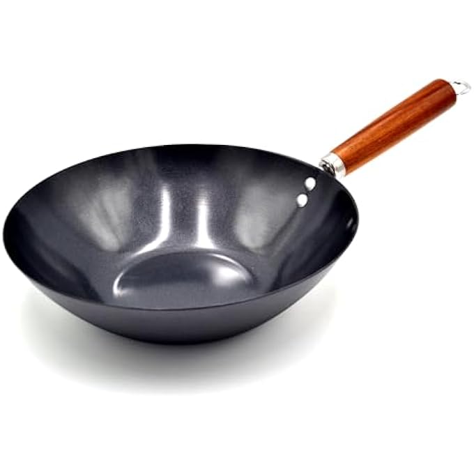 برستيج مقلاة ووك غير لاصقة 30 سم، لون أسود، Pr42252 - Image 1