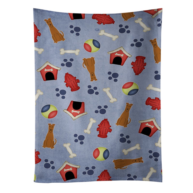 Caroline's Treasures ""Caroline's Treasures BB2675KTWL Dog House Collection Irish Terrier Kitchen Towel  25"""" x 15""""  Multicolor"" 