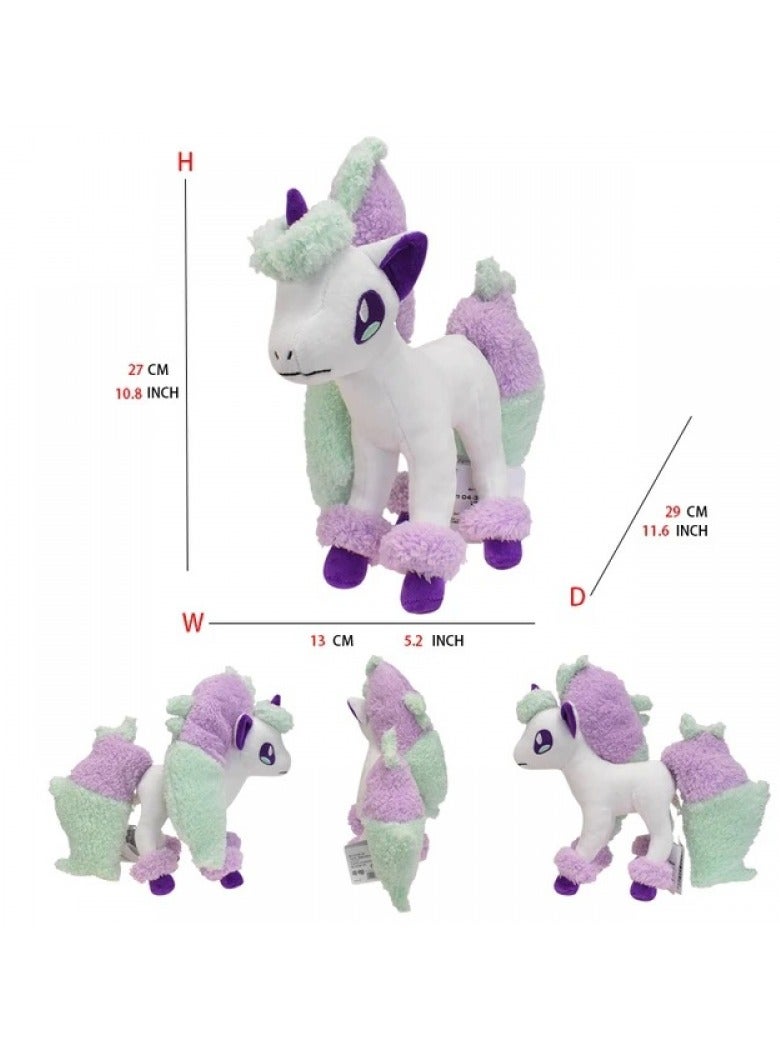 Bluejw 1-Piece Pocket Monsters Figure Ponyta Plush Toys 27cm - Image 4