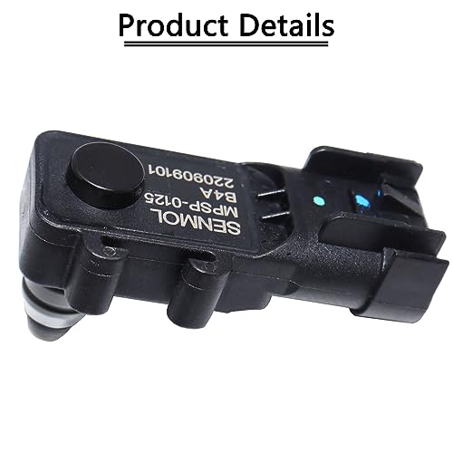 KEJSTED Fuel Tank Pressure Sensor 13502903 AS500 Compatible with Buick Chevrolet Impala Silverado Equinox Cobalt Cadillac GMC Sierra Yukon Hummer Pontiac G6 Saturn Saab 0261230162 5S13821 SU15227 - Image 2