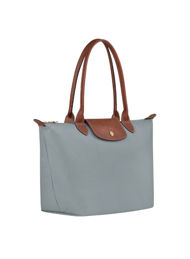 Longchamp Women's Medium Tote Bag, Handbag, Shoulder Bag, Steel Gray Classic Style - Image 3