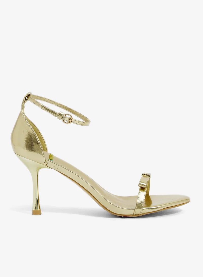 Casual Ankle Strap Heeled Sandals