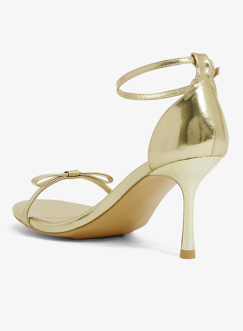 GLAMOROUS Casual Ankle Strap Heeled Sandals - Image 3