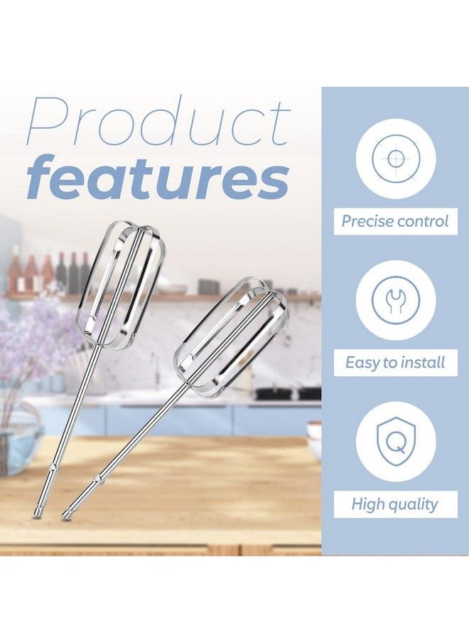 ANTOBLE - Hand Mixer Beaters Attachments Compatible With Hamilton Beach Hand Mixers 62682Rz 62692 62695V 64699 For Replacement Hamilton Beach Mixer Parts Hamilton Beach Series Hand Mixer Replacement Beaters - Image 1