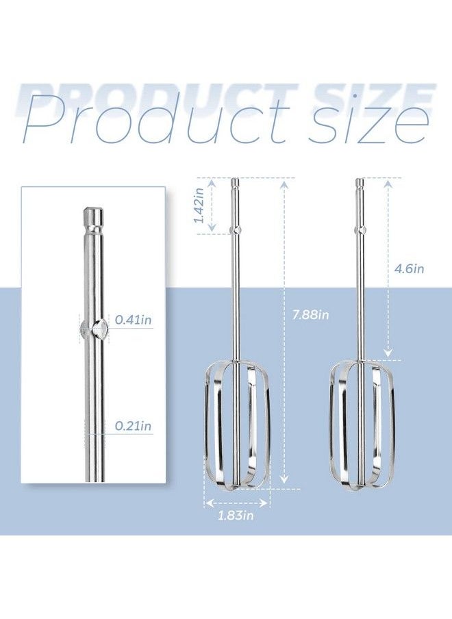 ANTOBLE - Hand Mixer Beaters Attachments Compatible With Hamilton Beach Hand Mixers 62682Rz 62692 62695V 64699 For Replacement Hamilton Beach Mixer Parts Hamilton Beach Series Hand Mixer Replacement Beaters - Image 1