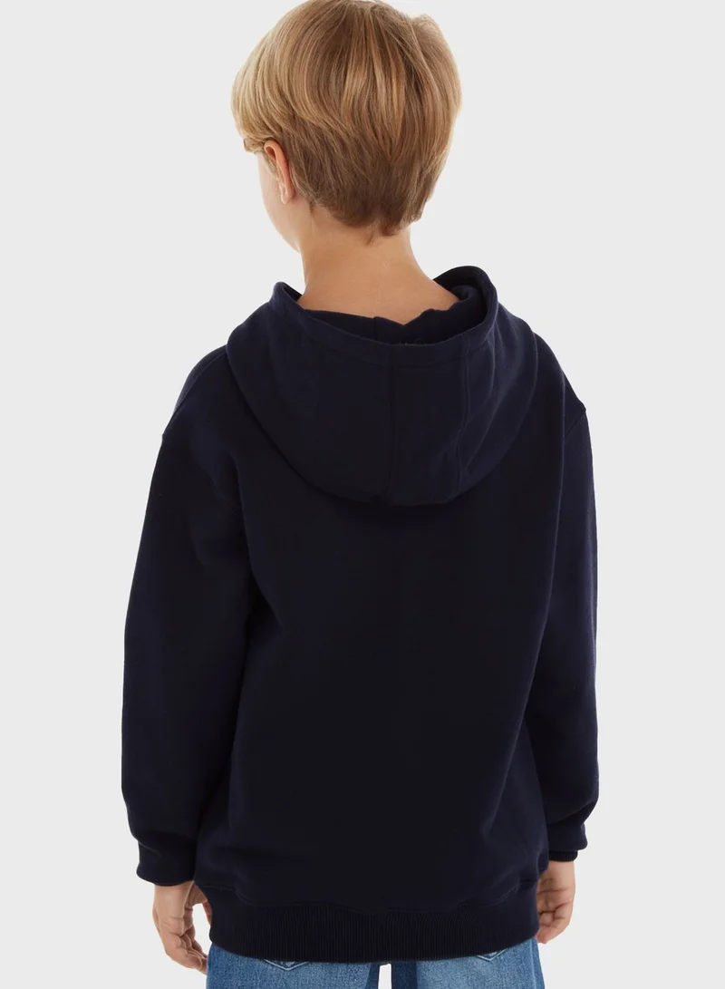 TOMMY HILFIGER Kids Logo Hoodie