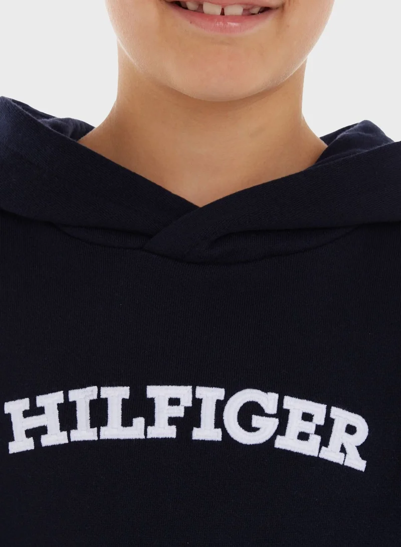 TOMMY HILFIGER Kids Logo Hoodie