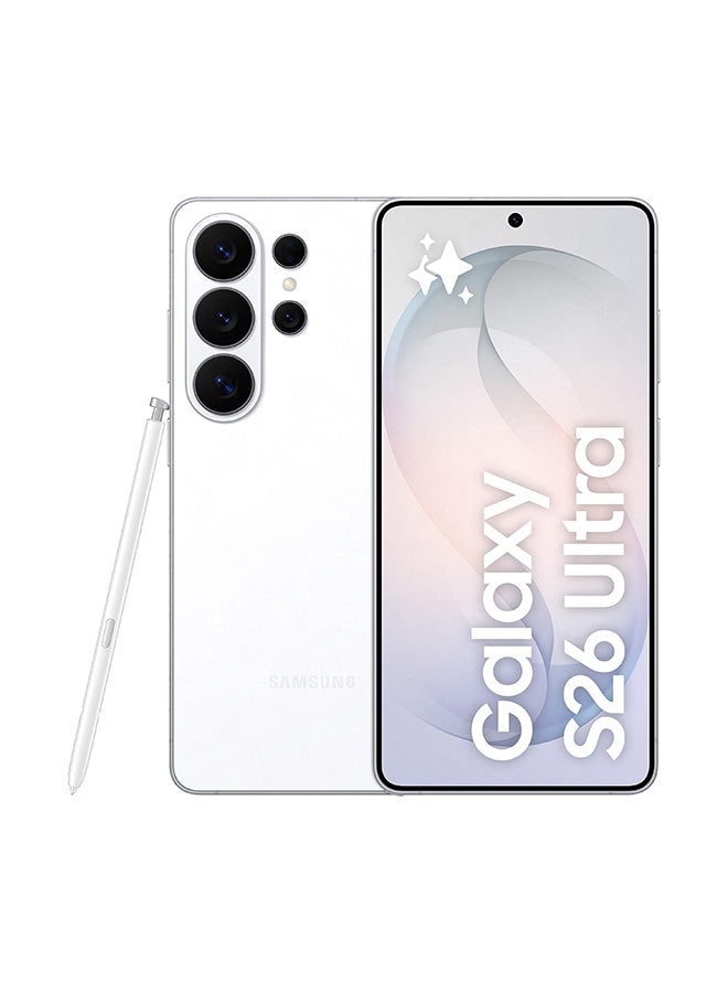 Galaxy S26 Ultra Dual SIM White 16GB RAM 1TBGB 5G - Middle East Version
