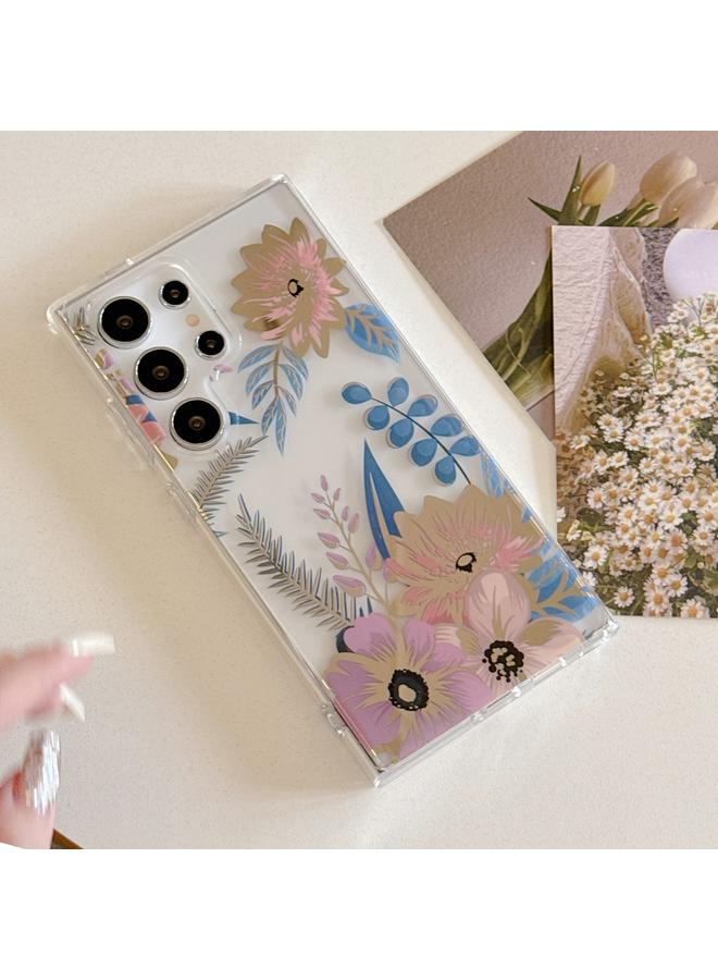 erorex Case For Samsung Galaxy S24 Ultra 5G Dual-side Laminating IMD PC Hybrid TPU Phone Case - Image 2