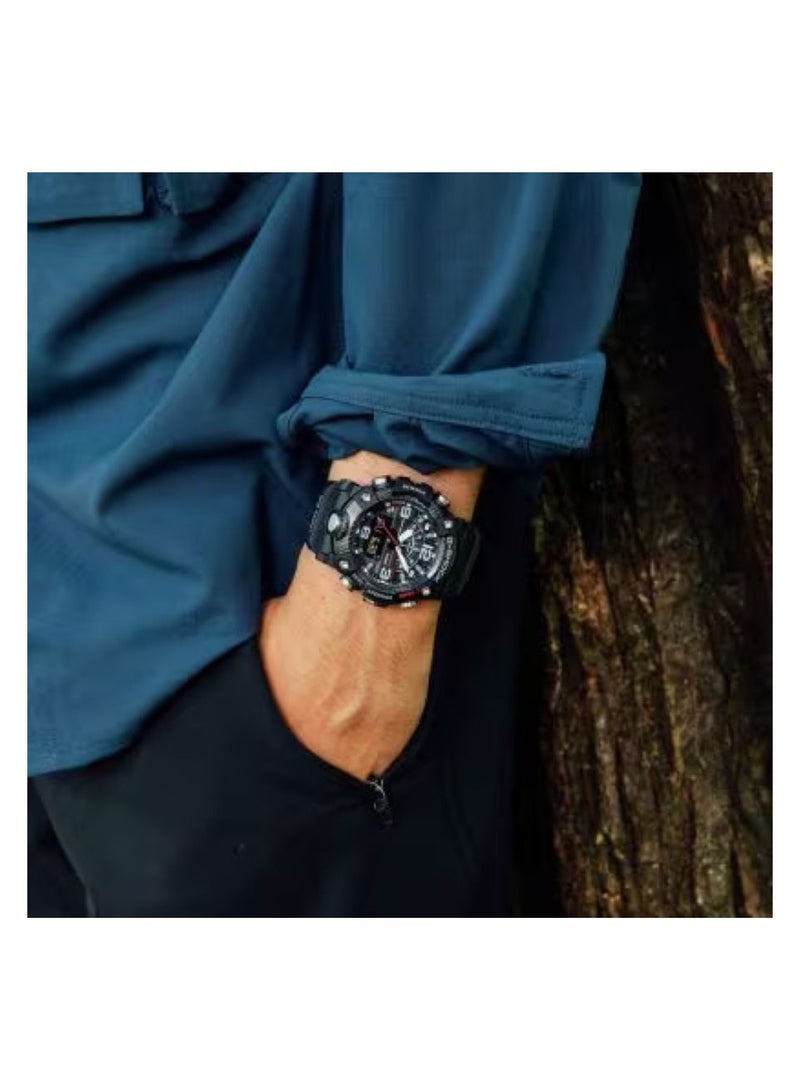 G-SHOCK Casio G-Shock GG-B100-1ADR Men's Mudmaster Watch – Carbon Core Guard, Quad Sensor, Mud Resistant, Black Resin Band, Analog-Digital, Outdoor Tactical Military Sport Watch - Image 2
