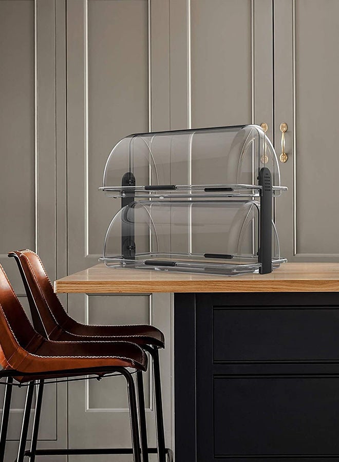 Biesse Double Decker Bread And Cake Box With Open Sides