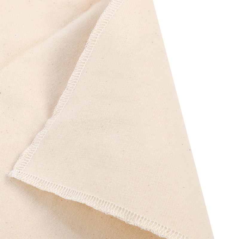 Baking Cloth Mat 47*75cm Natural Cotton - Non-sticky Moisture Prevention Proofing Mat for Bread Baguette Baking - Image 1