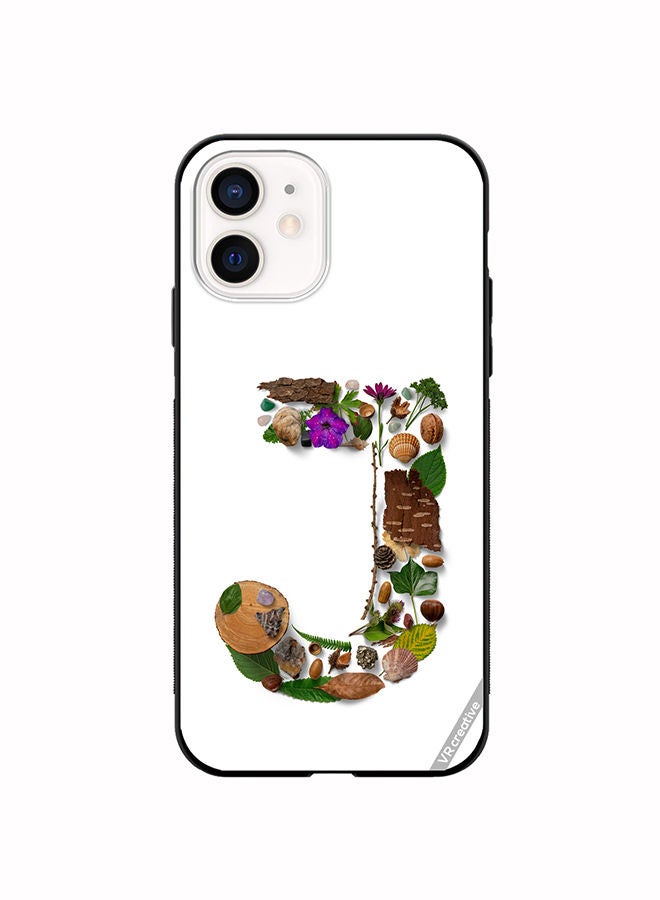 VR CREATIVE Protective Case Cover For Apple iPhone 11 Alphabet J Design Multicolour - Image 1